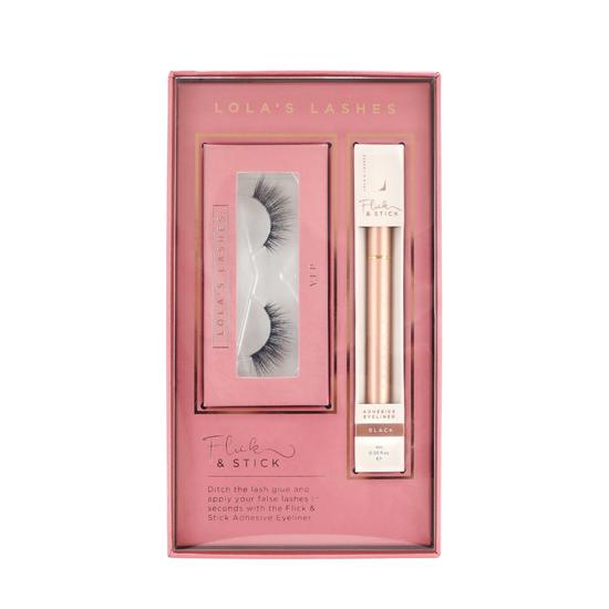 Lola's Lashes Liberty Flick & Stick Kit VIP With Black Liner