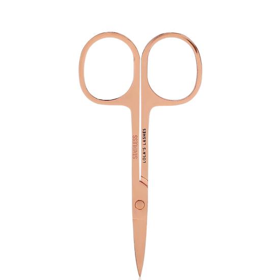 Lola's Lashes Rose Gold Precision Lash & Brow Scissors Rose Gold