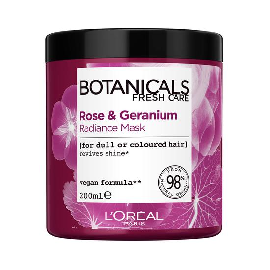 L'Oreal Botanicals Rose & Geranium Coloured Hair Enhancing Vegan Hair Mask 200ml