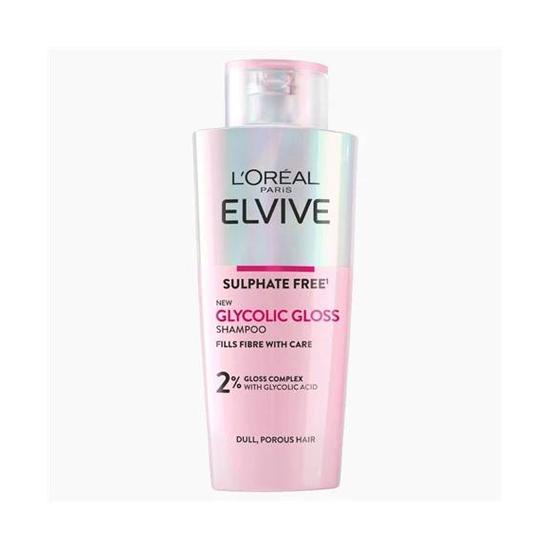L'Oreal Elvive Sulphate Free Glycolic Gloss Shampoo 200ml