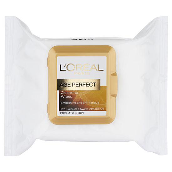 L'Oreal Paris Age Perfect Cleansing Wipes For Mature Skin 25 Wipes