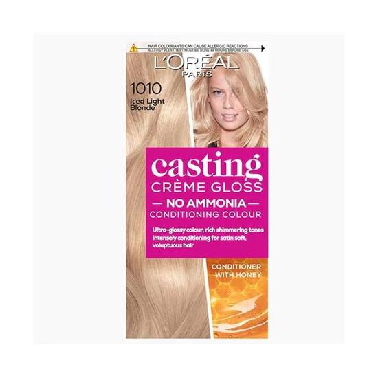 L'Oreal Paris Casting Creme Gloss Semi Permanent Hair Dye 1010 Iced Light Blonde