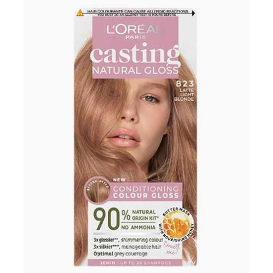 L'oreal Paris Casting Creme Gloss Semi Permanent Hair Dye 123 Black Ganache