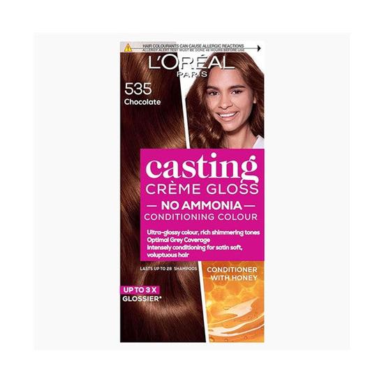 L'oreal Paris Casting Creme Gloss Semi Permanent Hair Dye 535 Chocolate
