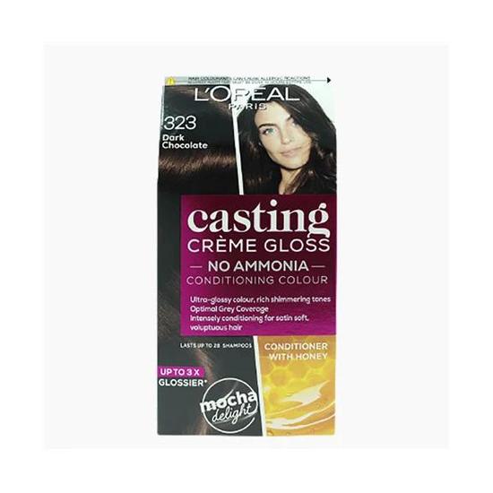 L'Oreal Paris Casting Creme Gloss Conditioning Colour 323 Dark Chocolate