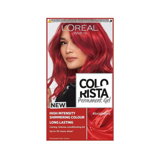 View Bright Red Hair Dye Permanent PNG