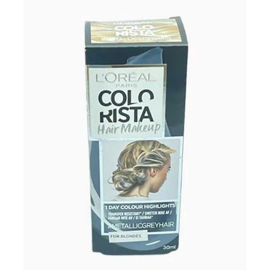 L'Oreal Paris Colorista Metallic Grey Hair Makeup For Blondes 30 ml