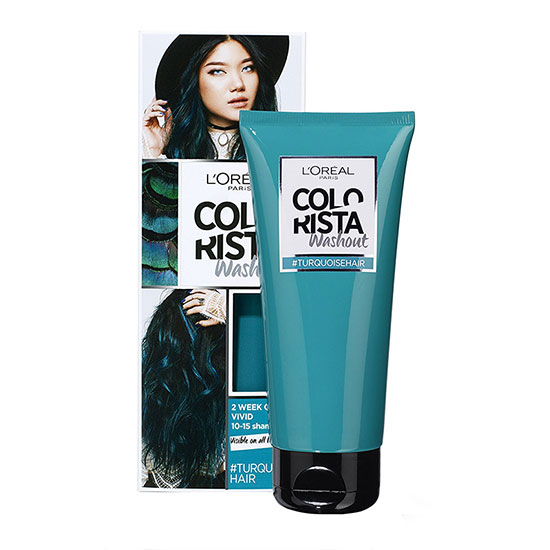 L'Oréal Paris Colorista Washout Turquoise Semi-Permanent Hair Dye