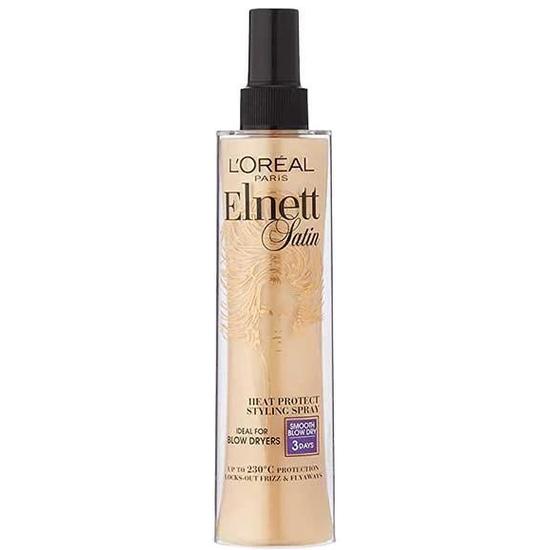 L'Oreal Paris Elnett Satin Straight Heat Protect Styling Spray