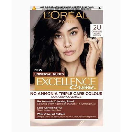 L'Oreal Paris Excellence Creme No Ammonia Triple Hair Colour