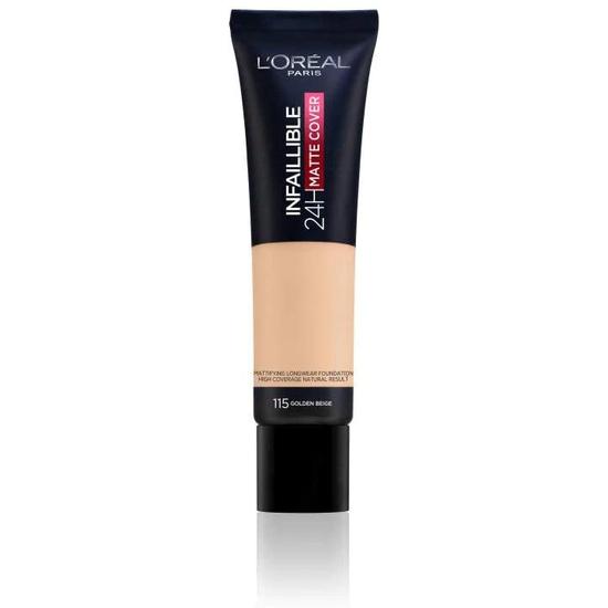 L'Oreal Paris Infallible 24h Matte Cover Foundation 115 Golden Beige