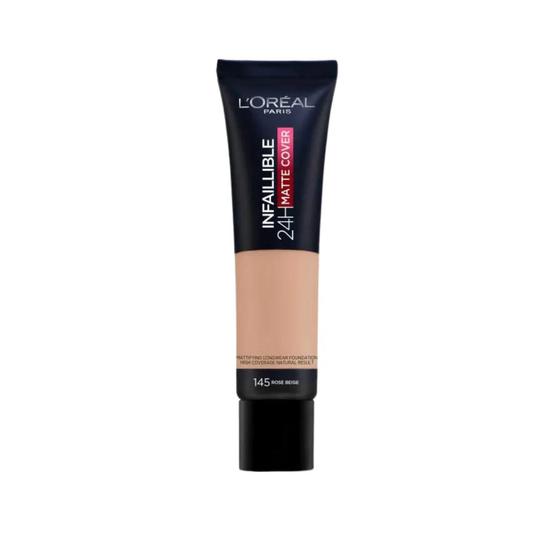 L'Oreal Paris Infallible 24h Matte Cover Foundation 145 Rose Beige