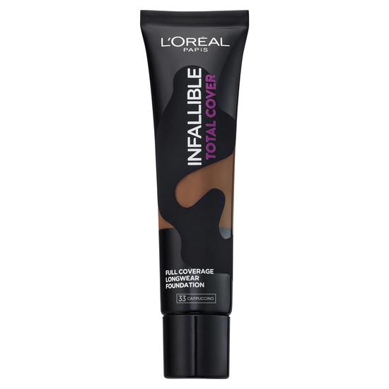 L'Oreal Paris Infallible Total Cover Full Coverage Longwear Foundation Cappuccino