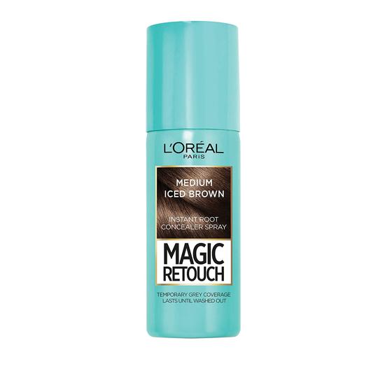 L'Oreal Paris Magic Retouch Instant Root Concealer Spray Medium Iced Brown