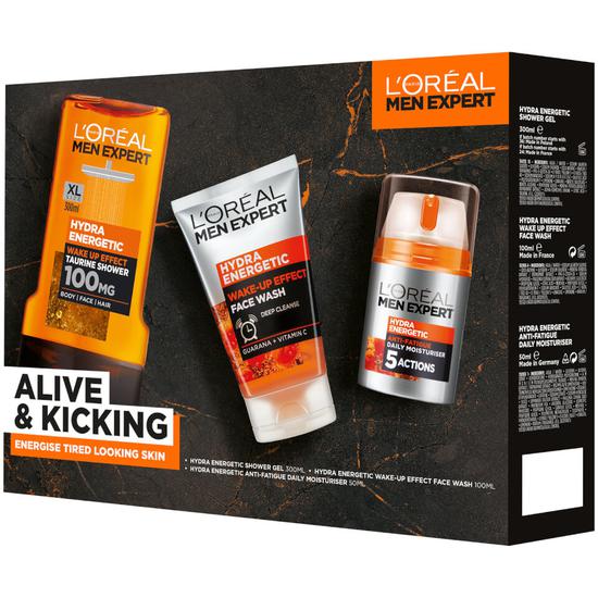 L'Oréal Paris Men Expert Alive & Kicking 3 Piece Gift Set For Him