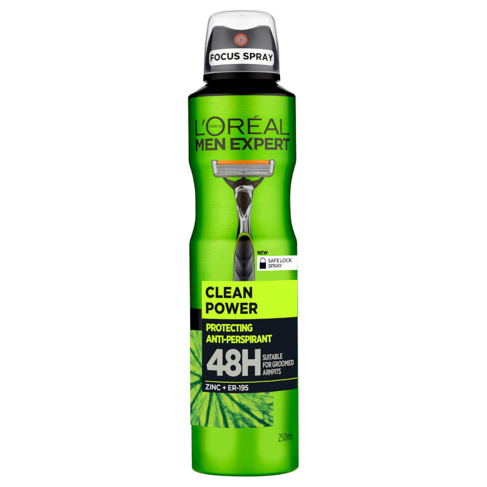L'Oréal Paris Men Expert Clean Power 48H Anti-Perspirant 250ml