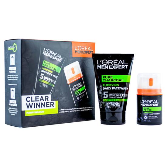 L'Oréal Paris Men Expert Clear Winner Purifying Duo Gift Set For Him
