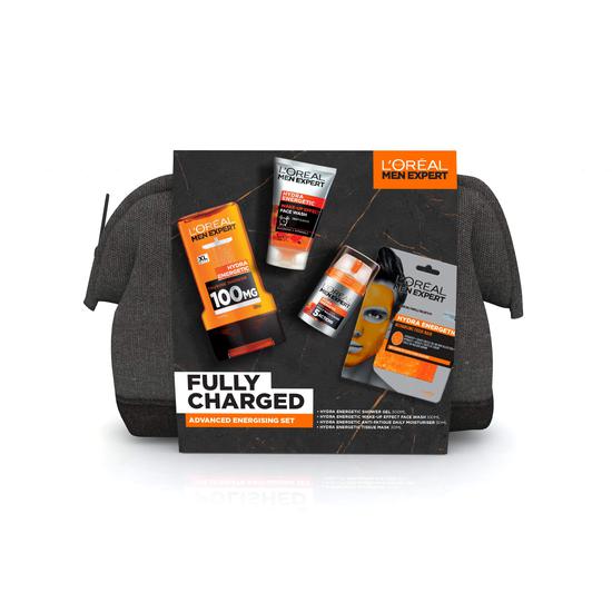 L'Oréal Paris Men Expert Fully Charged Washbag Gift Set For Men