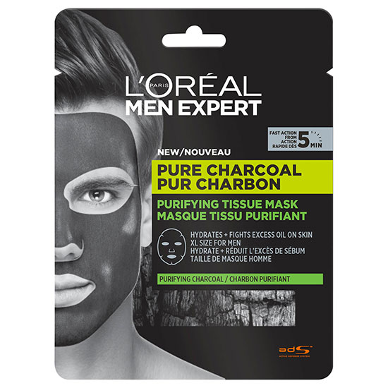 L'Oréal Paris Men Expert Pure Charcoal Purifying Tissue Mask