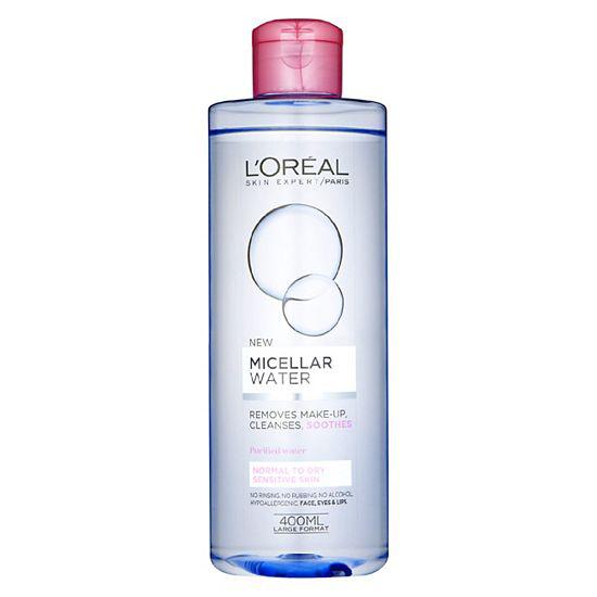 L'Oreal Paris Micellar Water Normal To Dry Sensitive Skin 400ml