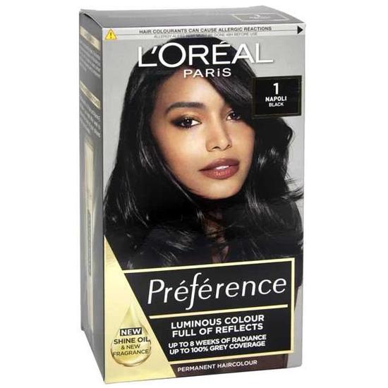L'Oreal Paris Preference Hair Colour 1 Napoli Black