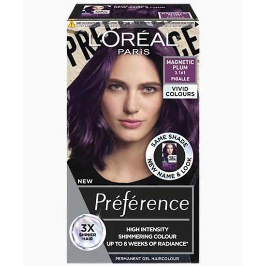 L'Oreal Paris Preference High Intensity Permanent Gel Hair Colour Magnetic Plum