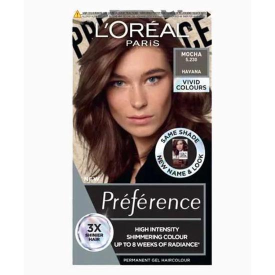 L'Oreal Paris Preference High Intensity Permanent Gel Hair Colour Mocha
