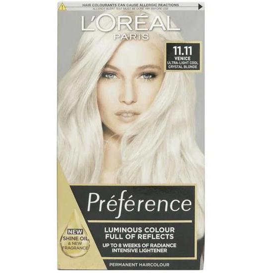L'Oreal Paris Preference Infinia Permanent Colour 11.11 Ultra Light