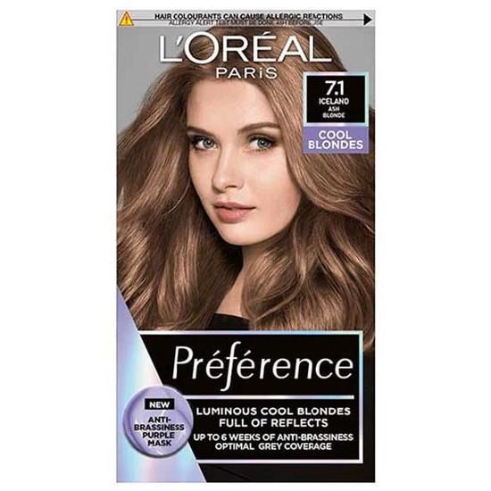 L'Oreal Paris Preference Luminous Cool Blondes 7.1 Ash Blonde