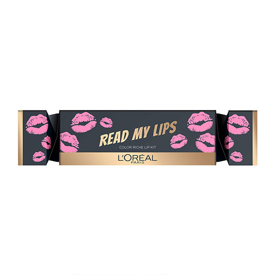 L'Oreal Paris Read My Lips Pink Christmas Cracker Lip Kit