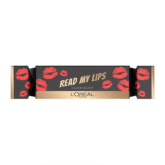 L'Oreal Paris Read My Lips Red Christmas Cracker Lip Kit