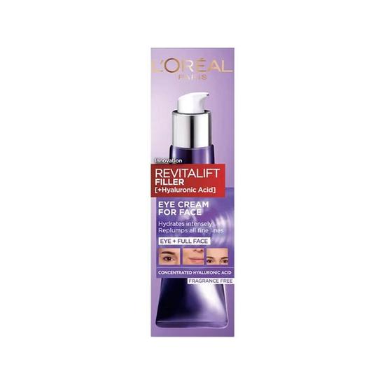 L'Oreal Paris Revitalift Filler Hyaluronic Acid Eye Cream For Face