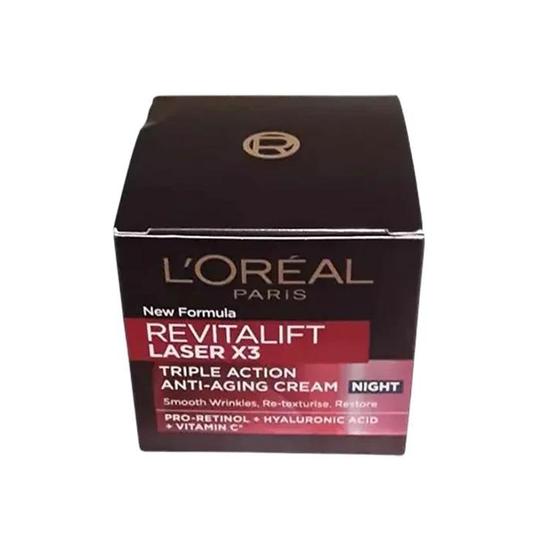 L'Oreal Paris Revitalift Laser X3 Action Anti-Ageing Night Cream