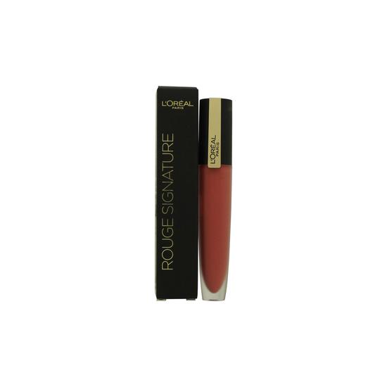 L'Oreal Paris Rouge Signature Matte Liquid Lipstick 124 I Embrace 7ml