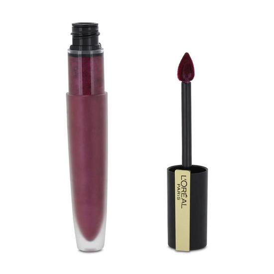 L'Oreal Paris Rouge Signature Metallic Matte Lipstick 204 Voodoo