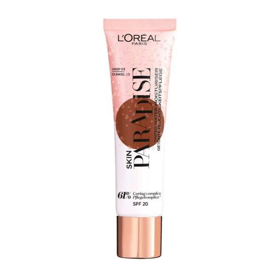 L'Oreal Paris Skin Paradise Tinted Water Moisturiser SPF 20 03 Deep