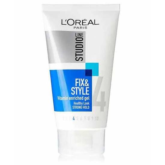 L'Oreal Paris Studio Line Fix & Style 4 Vitamin Enriched Gel Strong Hold 150ml