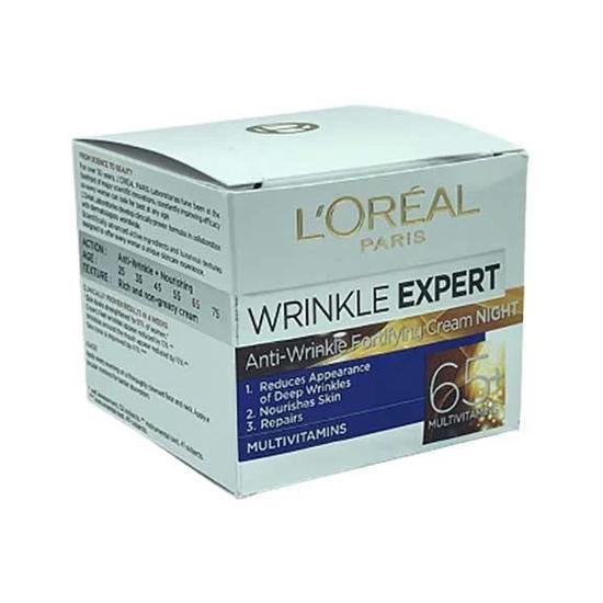 L'Oreal Paris Wrinkle Expert 65+/Wrinkle Fortifying Anti-night Care 50ml