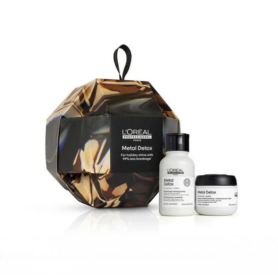 L'Oréal Professionnel Metal Detox Bauble Mini Shampoo & Mask Gift Set
