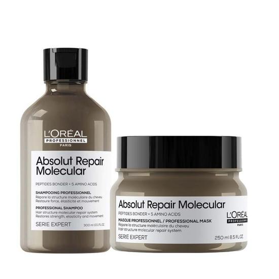 L'Oréal Professionnel Serie Expert Absolut Repair Molecular Hair Shampoo & Rinse-Off Mask