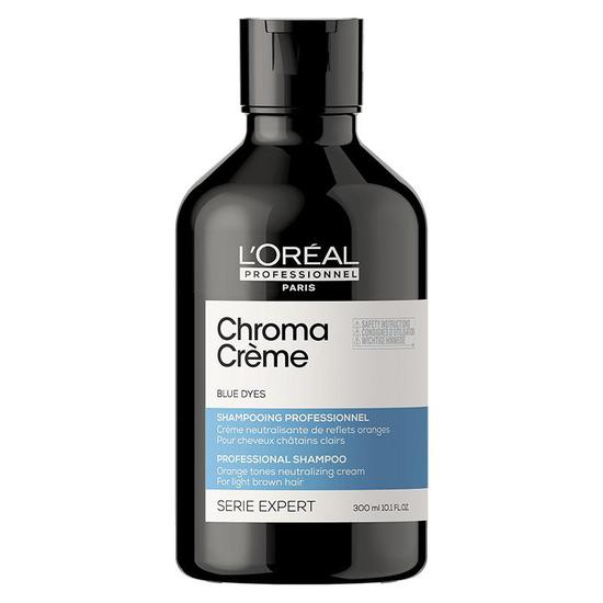 L'Oréal Professionnel Serie Expert Chroma Creme Blue Shampoo - Light To Medium Brown Hair 300ml