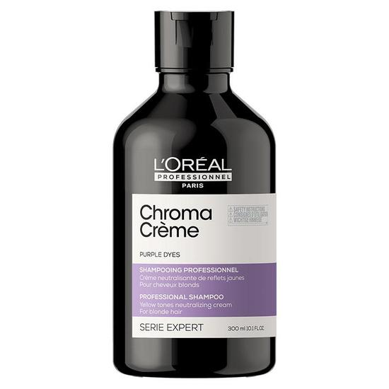 L'Oréal Professionnel Serie Expert Chroma Creme Purple Shampoo - Blondes To Platinum Blondes 300ml
