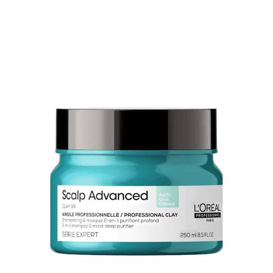 L'Oréal Professionnel Serie Expert Scalp Advanced Anti-Oiliness 2-in-1 Deep Purifier Clay Hair Mask 250ml