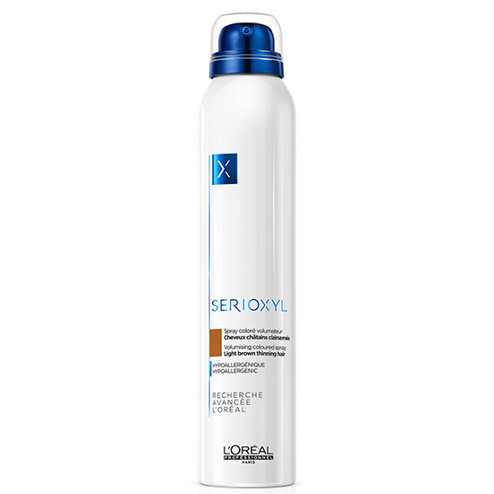 L'Oréal Professionnel Serioxyl Volumising Hair Fibre Spray Light Brown 250ml