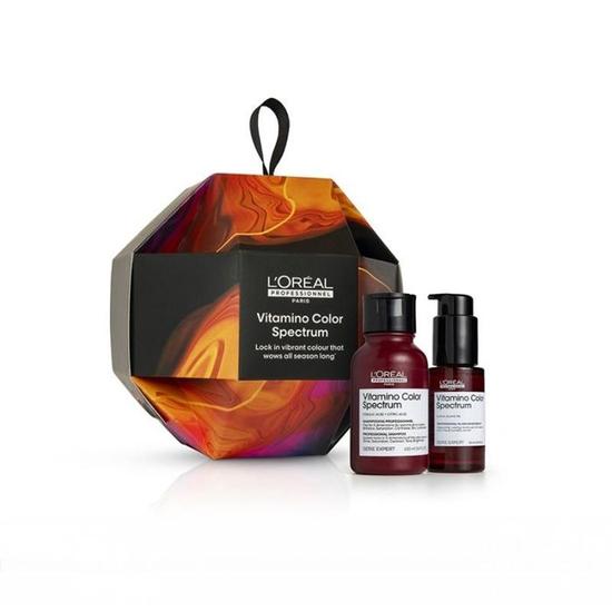 L'Oréal Professionnel Vitamino Colour Spectrum Bauble Mini Shampoo & Serum Gift Set