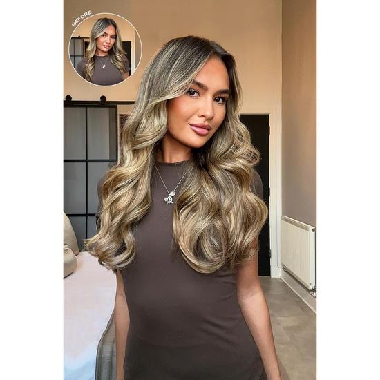 LullaBellz 18" Hidden Halo Blow Dry Hair Extensions