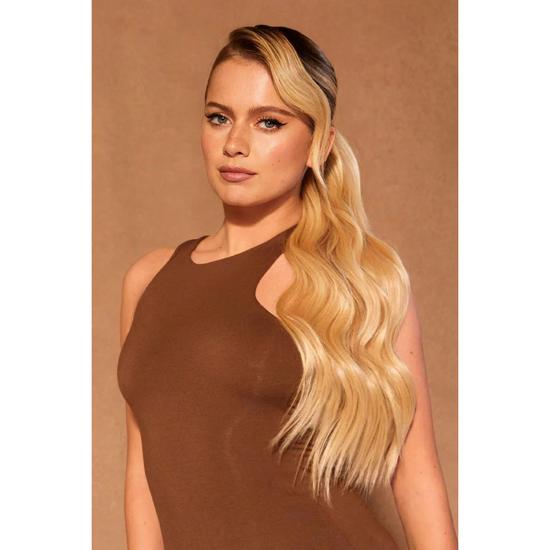 LullaBellz Midi Grande Brushed Out Wave 22'' Wraparound Pony BLONDES | BLEACH BLONDE