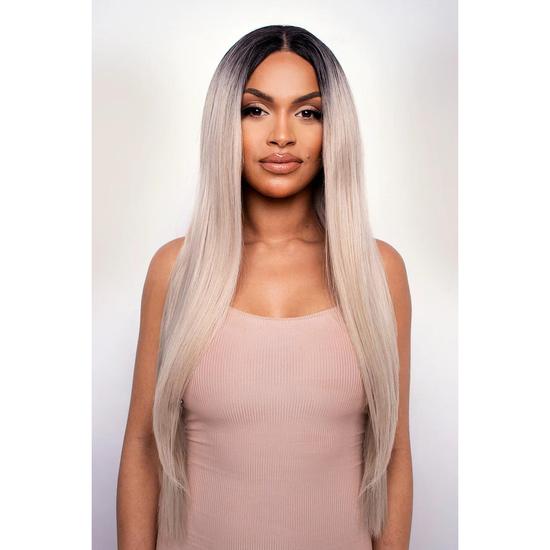 LullaBellz The Kiki Platinum Long Sleek & Straight Lace Front Wig
