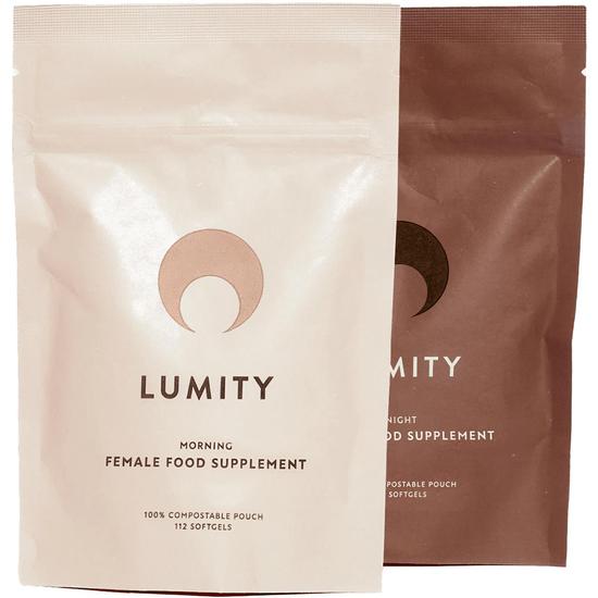 Lumity Morning & Night Female Supplement 112 Morning Softgels + 112 Night Softgels (28 Days)