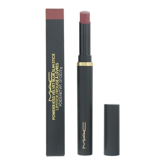 MAC Powder Kiss Velvet Blur Slim Stick Lipstick 880 Rose Mary